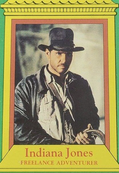 Indiana Jones freelance adventurer card